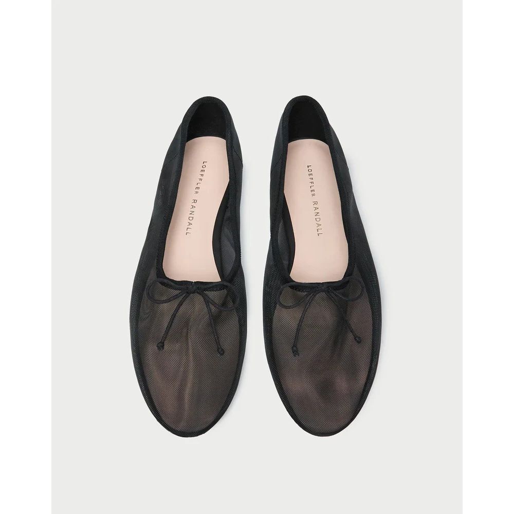 Loeffler Randall Black Mesh Flats